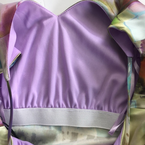 NICOLE MILLER Watercolor Flowing Maxi Dress - Picture 5 of 6